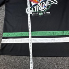 Guinness Mens XL Hockey Jersey Medium Ireland 1759 Promo Toucan Black Green