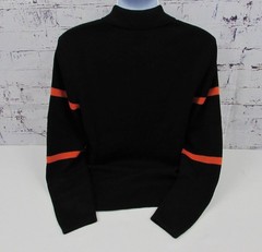 Adidas KG4640 All Blacks Knit Polo Pullover Black Sweater Men’s Medium NWT.