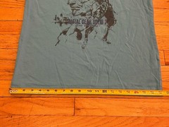 Metal Gear Archive UT MGS 2 Official T-Shirt Size S UNIQLO Solid Snake Raiden
