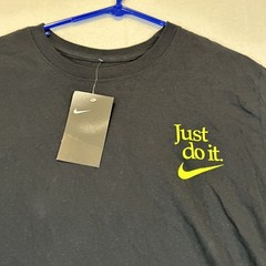 Nike Training Tshirt I Won’t Win Quietly Black Volt Medium HV9486-010 New Mens