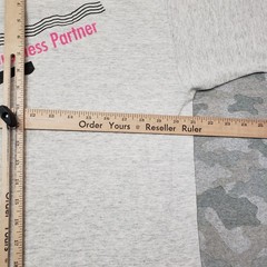 Jerzees Shirt Mens XL Gray Short Sleeve