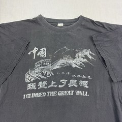 Vintage I Climbed The Great Wall T Shirt Adult Large Tourist China Hipster