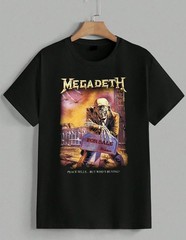 Megadeth T-Shirt Peace Sells But Who’s Buying Album Cover Heavy Metal Tee Unisex