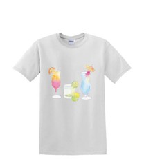 T-shirt small to 3xL – TROPICAL DRINKS sealife alcohol resort beach nautical fun