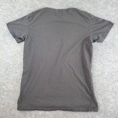 Sol Angeles Shirt Mens Medium Gray Crew Neck Short Sleeve Graphic Stretch Casual