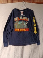 The Beatles Yellow Submarine Long Sleeve T-Shirt Mens Large NEW + TAG BLUE FAST