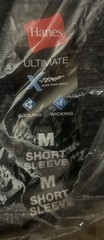 Hanes Ultimate X-Temp T-Shirts M Slate Pe Heather Gray New Sealed