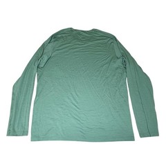 REI Co-op Mens Merino Wool Long Sleeve Base Layer Top Green Large 23099-S25