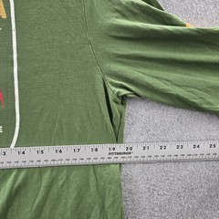 Columbia Men Shirt L Green Graphic Print Bear Rainbow Gorpcore Logo READ