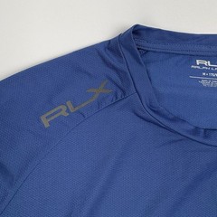 Ralph Lauren RLX Golf Performance Mesh Tee Long Sleeve T-Shirt Royal Navy Sz M