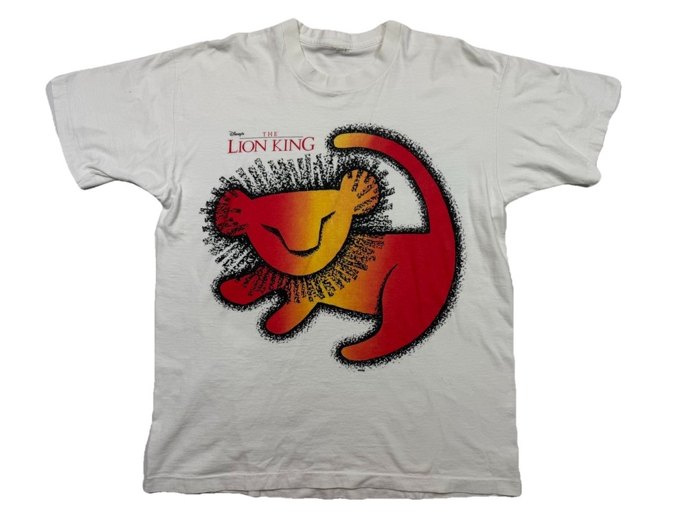 Vintage 90s The Lion King Disney Movie Simba T-shirt Size XL/2XL Single Stitch