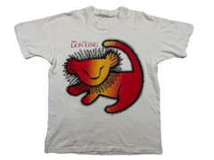 Vintage 90s The Lion King Disney Movie Simba T-shirt Size XL/2XL Single Stitch