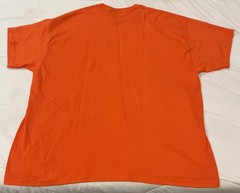 Pumpkin Happy Face On Orange T-Shirt 2XL Short Sleeve Halloween or Harvest Time