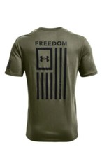Under Armour UA Men’s NEW Freedom Flag Cotton Loose Fit Graphic T-Shirt 3 XL