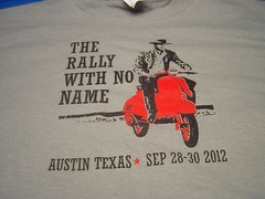 The Rally with No Name September 28-30, 2012 Gray short sleeve T-shirt Size L