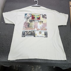 Kenny Chesney Tim McGraw Brothers of the Sun Tour 2012 Hanes Beefy-T White Large