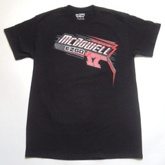 Dale McDowell Racing T-Shirt Dirt Track Late Model Race Black Medium