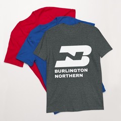Burlington Northern Vintage Railroad Train T-Shirt