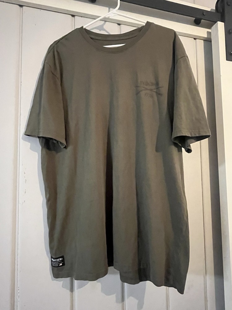 Howitzer We The People- Camo Green Man’s 2XL T Shirt Featuring Liberty Or Die