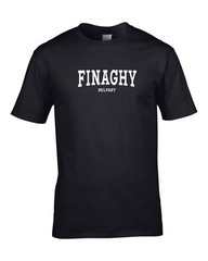 MENS UK CITY Finaghy HOMETOWN TEE BIRTHDAY GIFT