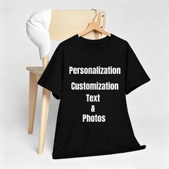 Personalized Printed Name Picture Tshirt Unique Father’s Day Present For Father