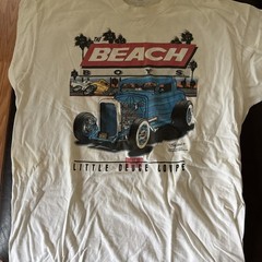 90s Beach Boys Little Deuce Coupe T-Shirt. L Vintage 1994 Beach Boys Muscle Car
