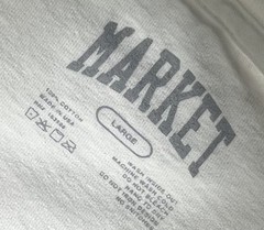 Chinatown Market Oversized New York Fish Market T-Shirt Off-White – Medium