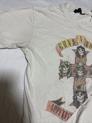 Guns N Roses White Small T-shirt