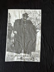 Vintage Rare RIP The Notorious BIG T Shirt Uptown Tees Tag Size 27”x37” Hiphop