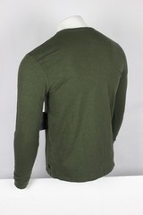 Roark Men’s Well Worn Midweight Pocket Tee Long Sleeve Shirt S Small Green