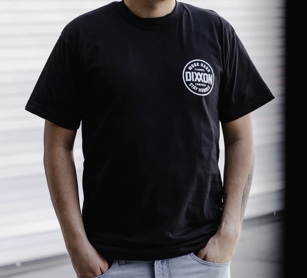 Dixxon Flannel Co White Nuevo-Corpo Black T-Shirt. New In Original Packaging