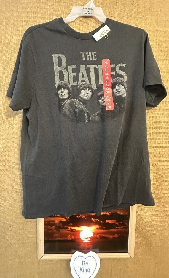 NWT The Beatles Rubber Soul men’s band graphic tee XLstretch Official Merchandis