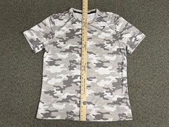 Gymshark Shirt Men’s Size XL Gray Camo Stretch Performance Outdoors Activewear