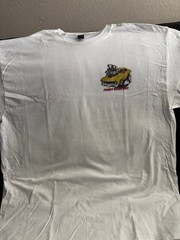Only 1 of its Kind EXIST “STREET B-OUT”: DTG PRINT On 100% COTTON WHITE XLGE T’s
