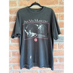 Vintage Eric Johnson Ah Via Musicom Tour Shirt Distressed Grunge Rock Tee L