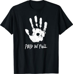Jesus Hand Print, Paid in Full – Christian Faith T-Shirt