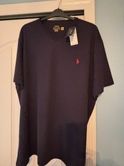 NWT Polo Ralph Lauren 2XB V-neck Top Black