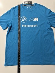 BMW M Motorsport Shirt Official Puma ESS MMS Logo Men’s Large New With Tags