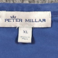 Peter Millar Shirt Mens XL Blu Long Sleeve Pima Cotton Stretch T-shirt