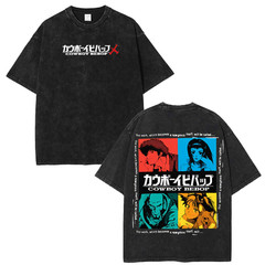 Cowboy Bebop Retro Manga Panel Vintage T Shirt Graphic Tee