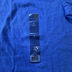 GOLD TOE Blue Jersey T-Shirt Men’s Size S Short Sleeve