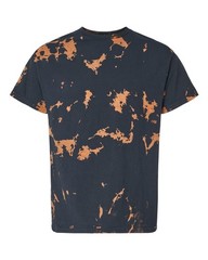 Peaches 100% Ringspun Soft Cotton LaMer Over-Dyed Tee, Crinkle Tie Dye, T-Shirt