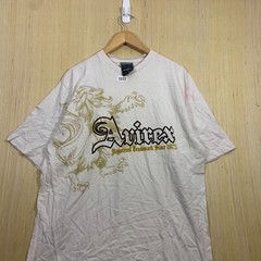 Vintage Avirex Shirt Adult Extra Large White Short Sleeve Men’s Pullover Graphic