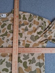 Carhartt Relaxed Fit Beach Sigature Camo Pocket Cotton T-Shirt Size Men’s X L
