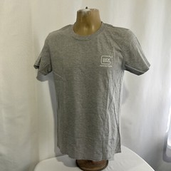 Glock Perfection T-Shirt Gray Cotton Short Sleeve Small Cotton Blend