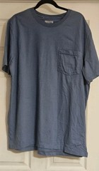 DULUTH TRADING CO Longtail T Standard Fit Blue XL 100% Cotton NWOT