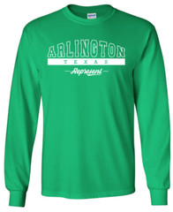Arlington Texas State T-Shirt Long Sleeve Graphic Tees Unisex Apparel