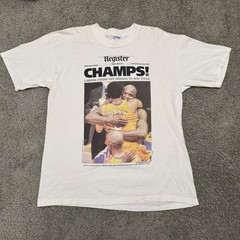 Vintage 2000 NBA Los Angeles Lakers Championship Shirt Shaq/Kobe – Size XL
