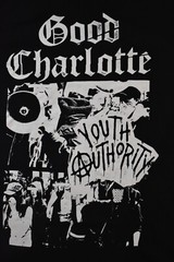 Good Charlotte Mens Youth Authority Riot Black Shirt NWT XS, S, L