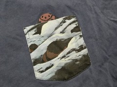 Uniqlo UT Gundam 40th Anniversary Pocket Short Sleeve Blue T-Shirt Men’s Medium